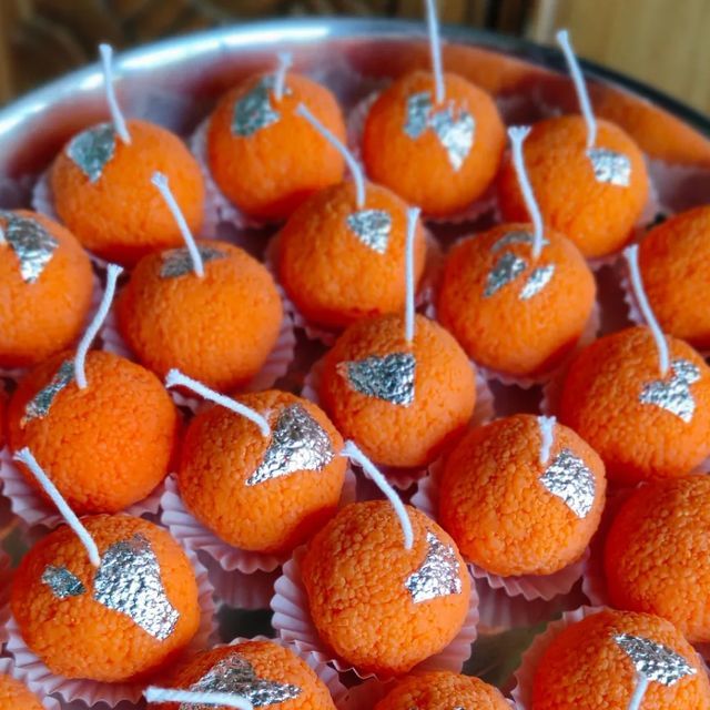 Special Laddoo Candle {Pack Of 24}