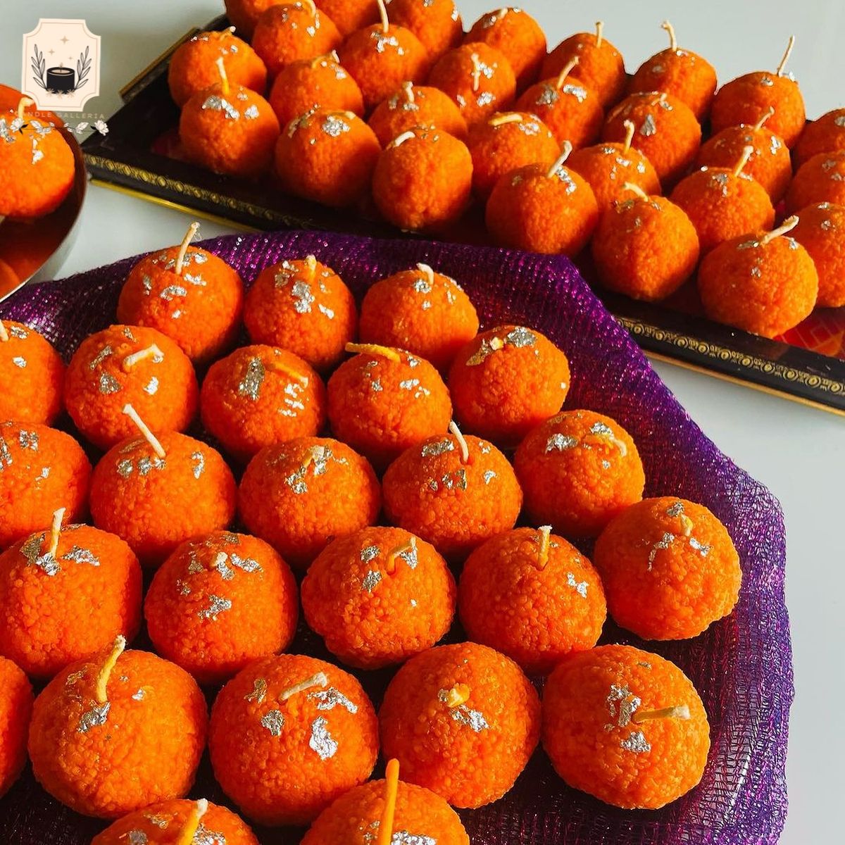 Special Laddoo Candle {Pack Of 24}