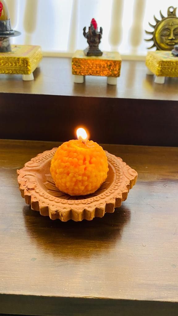 Special Laddoo Candle {Pack Of 24}